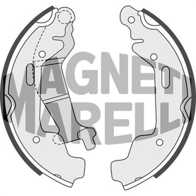 MAGNETI MARELLI stabdžių trinkelė 360219198314